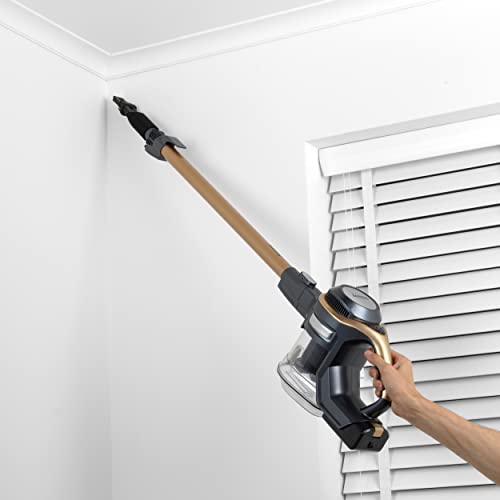 Beldray BEL01004ISMOBX Copper Airgility Max, Multi-Surface Stick & Handheld Vacuum Cleaner, Lightweight, Cordless, 29.6 V, 1.2 L, 2 Speeds, Motorised Pet 2-in-1 Crevice & Brush Tool