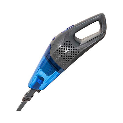 Russell Hobbs RHSV2211 Cordless Upright Stick Vacuum Bagless 2 in 1 Grey and Blue 600W 2 Speed Settings, 60 minute Run Time, for Carpets & Hard Floors with Crevice & Brush Tool with 2 Year Guarantee