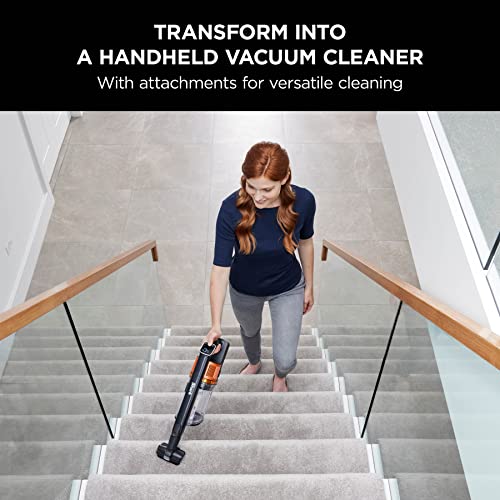 Shark Cordless Stick Vacuum Cleaner [IZ300UK] Anti Hair Wrap, PowerFins, Single Battery, Black & Copper
