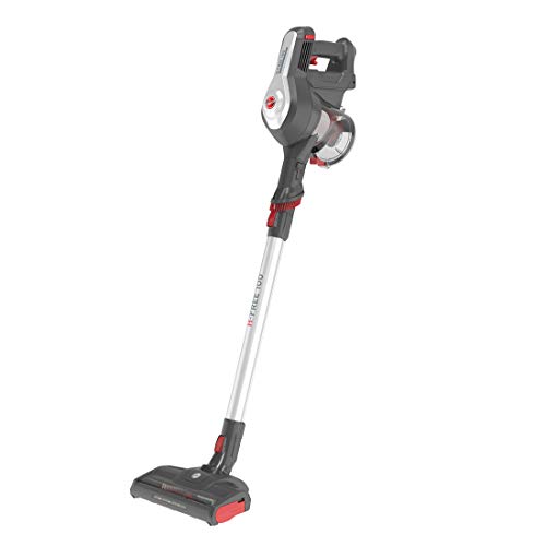 Hoover HF122GH Cordless Vacuum Cleaner (Single Battery) - H-Free 100, Grey/Red