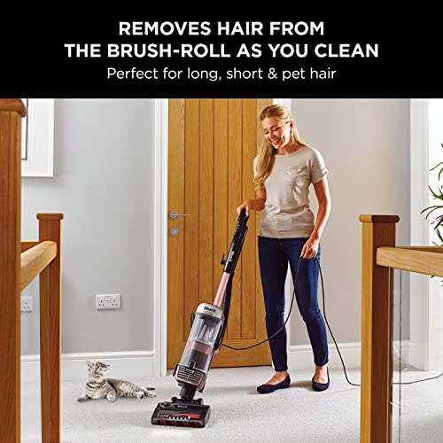 Shark Stratos Upright Vacuum Cleaner with Anti Hair Wrap Plus & Anti-Odour Technology, Pet Pro Model [NZ860UKT]
