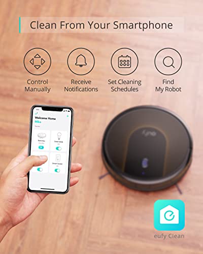 eufy by anker RoboVac 30C Robot Vacuum Cleaner, BoostIQ, Wi-Fi, Super-Thin, 1500Pa Suction, Boundary Strips Included, Quiet, Self-Charging Robotic Vacuum, Cleans Hard Floors to Medium-Pile Carpets