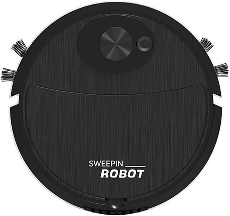 Automatic Robot Vacuum Cleaner - Rechargeable Household Robot Vacuum Cleaner Smart Sweeping Mopping Robot Easy Operation Robotic Vacuums Floor Cleaning Machine , Ideal for Pet Hair Hard Floor