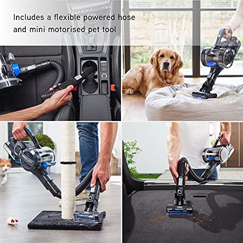 Vax Blade 4 Pet and Car Cordless Vacuum Cleaner | Up to 45min Runtime | Pet Tool and Stretch Hose – CLSV-B4KC, Blue