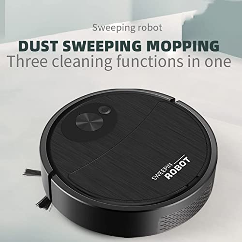 Automatic Robot Vacuum Cleaner - Rechargeable Household Robot Vacuum Cleaner Smart Sweeping Mopping Robot Easy Operation Robotic Vacuums Floor Cleaning Machine , Ideal for Pet Hair Hard Floor