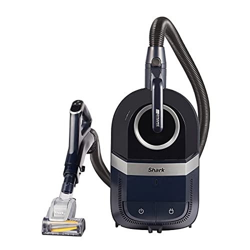 Shark Bagless Cylinder Vacuum Cleaner [CZ250UKT] Dynamic Technology, Anti Hair Wrap, Flexology, Pet Model, Blue & Silver