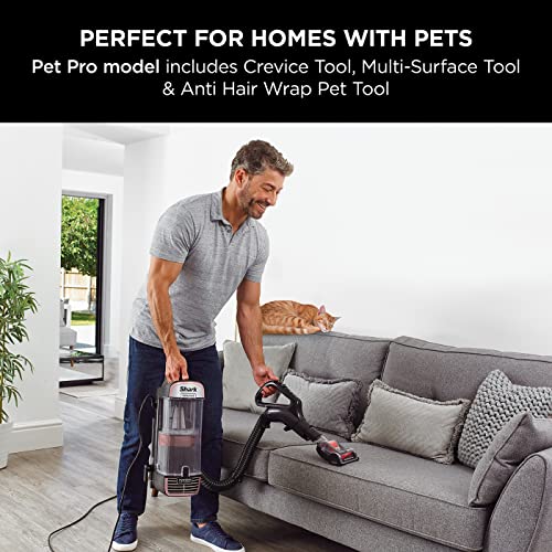 Shark Stratos Upright Vacuum Cleaner with Anti Hair Wrap Plus & Anti-Odour Technology, Pet Pro Model [NZ860UKT]