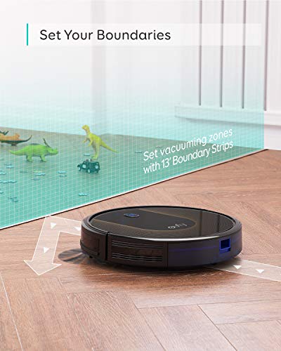 eufy by anker RoboVac 30C Robot Vacuum Cleaner, BoostIQ, Wi-Fi, Super-Thin, 1500Pa Suction, Boundary Strips Included, Quiet, Self-Charging Robotic Vacuum, Cleans Hard Floors to Medium-Pile Carpets