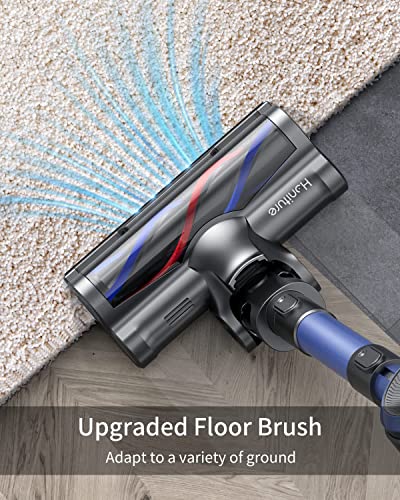 Cordless Vacuum Cleaner 400W/33KPa Powerful Stick Vacuum Cleaner with LCD Touch Screen, 55Min Runtime Battery, 4 in 1 Lightweight Handheld Cordless Vacuum for Carpet Pet Hair Floors HONITURE S12
