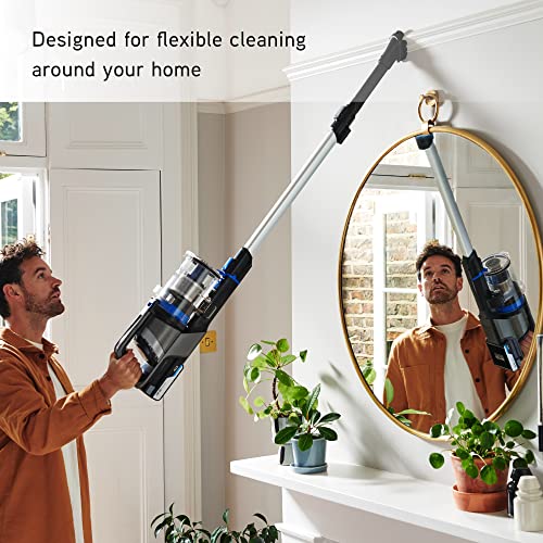 Vax Pace Cordless Vacuum Cleaner | High Performance Cleaning | Up to 40 min runtime - CLSV-VPKS, Grey/Blue