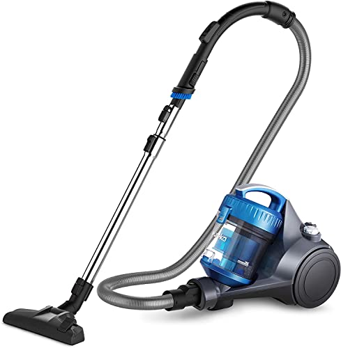 EUREKA Whirlwind Cylinder Vacuum,Bagless Vacuum Cleaners for Hardfloor, Carpet & Car, Compact & Lightweight, 700W, 1.5L