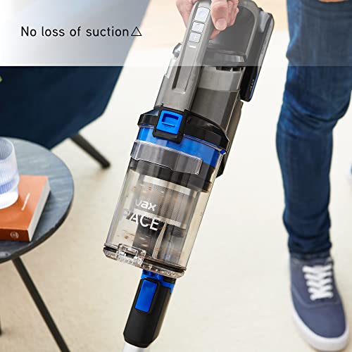 Vax Pace Cordless Vacuum Cleaner | High Performance Cleaning | Up to 40 min runtime - CLSV-VPKS, Grey/Blue