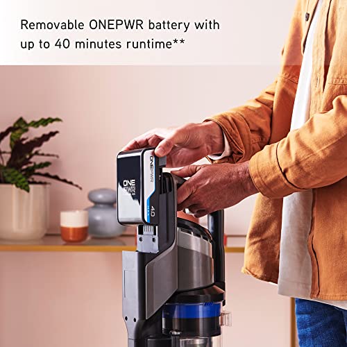 Vax Pace Cordless Vacuum Cleaner | High Performance Cleaning | Up to 40 min runtime - CLSV-VPKS, Grey/Blue