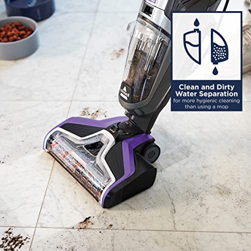 BISSELL CrossWave Pet Pro Hard Floor Cleaner | Wet & Dry Vacuum | 3-in-1 Multi-Surface Floor Cleaner for Wood, Tile, Laminate & Area Rugs | Perfect for Pet Owners | 2224E | Purple