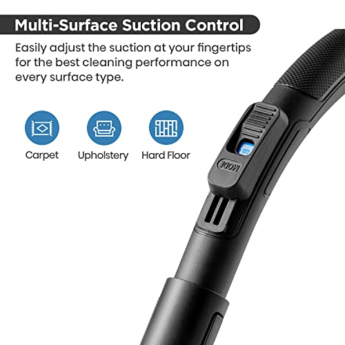 EUREKA Whirlwind Cylinder Vacuum,Bagless Vacuum Cleaners for Hardfloor, Carpet & Car, Compact & Lightweight, 700W, 1.5L