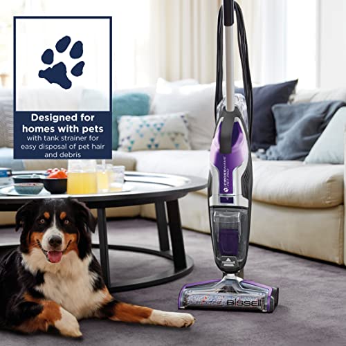 BISSELL CrossWave Pet Pro Hard Floor Cleaner | Wet & Dry Vacuum | 3-in-1 Multi-Surface Floor Cleaner for Wood, Tile, Laminate & Area Rugs | Perfect for Pet Owners | 2224E | Purple