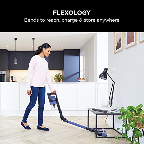 Shark Anti Hair Wrap Cordless Stick Vacuum Cleaner [IZ202UK] Up to 40 mins run-time, Flexology, Electric Blue