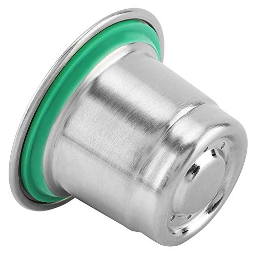 Espresso Capsules Capsules, 1cs Coffee Filter for Nespresso Coffee Machine Maker Stainless Steel Metal Refillable Reusable Capsule Filter Fit for Illy Cafe Capsule Dripper