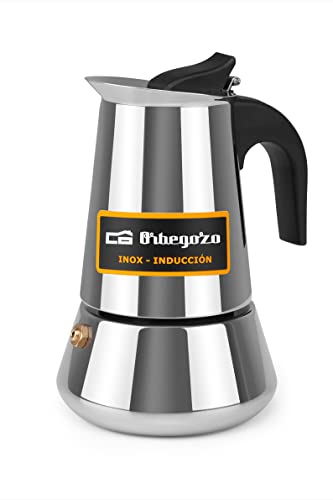 Orbegozo Coffee Maker, Stainless Steel, Silver 11x10x16 cm metallic silver