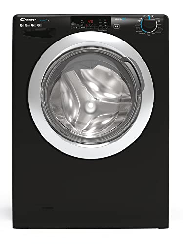 Candy Smart Pro CSO1493TWCBE, Free Standing Washing Machine, WiFi Connected, 9 kg Load, 1400 rpm, Black, Amazon Exclusive