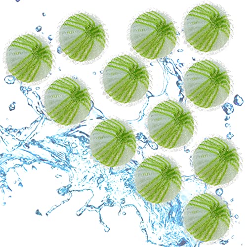 schildEVO Pet Hair Remover Washing Machines, Pet Hair Catcher in Washing Machine for Dissolves Fur and Clothes, Bedding, Green, 12PCS