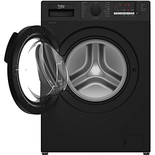 Beko WTL94151B 9kg Washing Machine with 1400 rpm - Black - B Rated