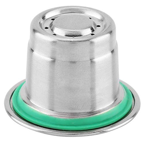 Espresso Capsules Capsules, 1cs Coffee Filter for Nespresso Coffee Machine Maker Stainless Steel Metal Refillable Reusable Capsule Filter Fit for Illy Cafe Capsule Dripper