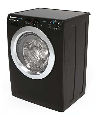 Candy Smart Pro CSO1493TWCBE, Free Standing Washing Machine, WiFi Connected, 9 kg Load, 1400 rpm, Black, Amazon Exclusive