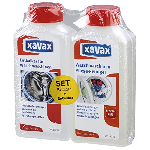 Xavax Washing Machine Maintenance Set Descaler and Cleaner