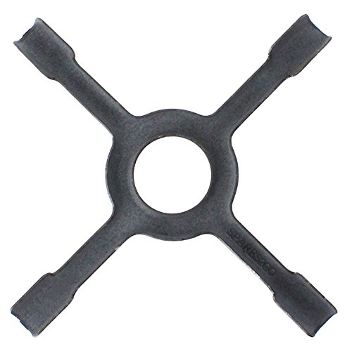 Spares2go Universal Gas Hob Ceramic Pan Support Moka Trivet Stand (Small 130mm)