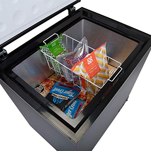 SIA CHF200B-AMZ1 Black Freestanding 201L Chest Freezer