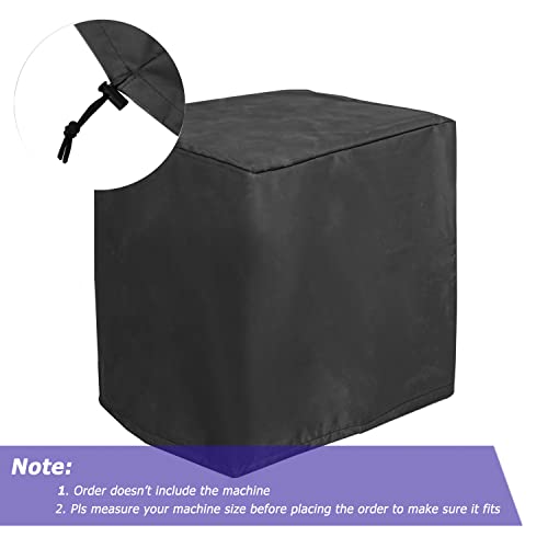 PASONIKA Ice Maker Cover, Countertop Ice Machine Coffee Maker Cover, Dust Resistant Protector, Grey