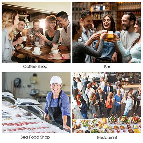 TANGZON Commercial Ice Maker, 50kg/24H, 15kg Ice Storage, Stainless Steel Self-Cleaning Ice Cube Maker with Digital Control & Ice Scoop, Ice Making Machine for Home Office Bar (45 Cubes in 12-18 mins)