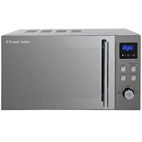Russell Hobbs RHM2086SS Classic 17 Litre Stainless Steel Digital Microwave with Blue LED