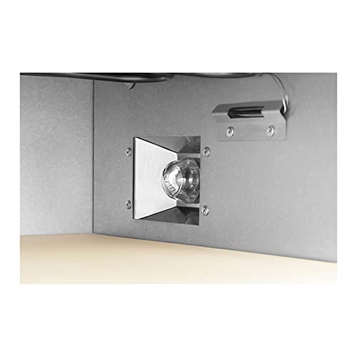 Royal Catering Electric Pizza Oven Maker RCPO-2000-1PE (2000 W, 350 °C, 40 x 40 x 1.5 cm Baking Surface, Cordierite Stone Floor, Timer 120 min, Separately Adjustable Heat, Stainless Steel)