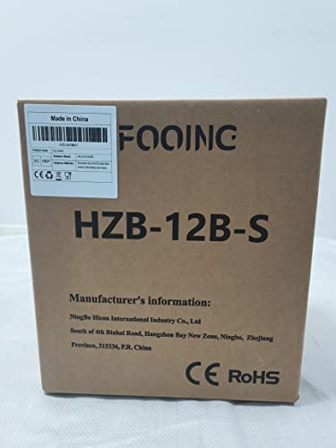 Ice Cube Maker FOOING Ice Machine Maker Worktop Ready in 6 Mins 2L Ice Machine with Ice Scoop and Basket LED Display Ice Makers for Home Bar Kitchen Office