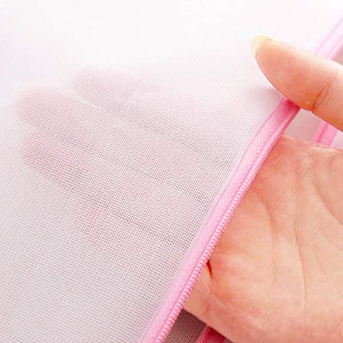 3 Laundry Wash Bags Reusable Zipped S/M/L Set Mesh Washing Machine Bags Net Lingerie Fine Wash Bra Delicate Hosiery (Small/Medium/Large)