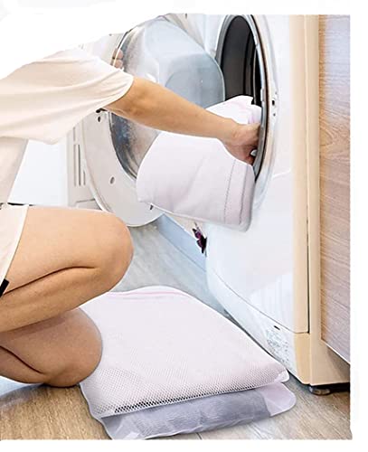 3 Laundry Wash Bags Reusable Zipped S/M/L Set Mesh Washing Machine Bags Net Lingerie Fine Wash Bra Delicate Hosiery (Small/Medium/Large)