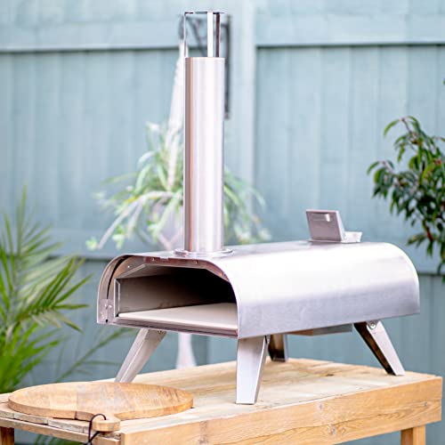 BLAZE BOX Pizza Oven Wood-Fired Smoker & BBQ for Outdoor Garden, Lawn, Decking & Patio (Pizza Oven)