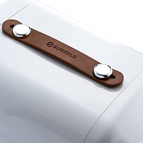 Subcold Pro6 Luxury Mini Fridge Cooler | 6 Litre / 8 Cans | AC and Exclusive USB Power Option | Portable Small Fridge for the Office, Bedroom, Car, Travel, Skincare & Cosmetics (Black)