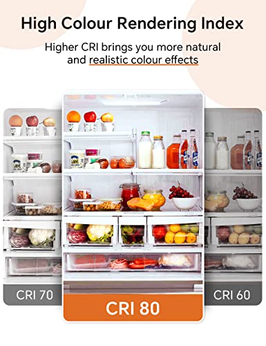 PURSNIC E14 LED Light Bulb Small, 1.5W LED Fridge Bulb Equivalent to 15W Halogen Bulb, Cool White 6000K,150LM SES Small Edison Screw Bulb, for Fridge and Sewing Machine, 360°Beam Angle, 2 Pack