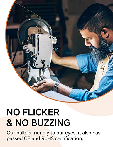 PURSNIC E14 LED Light Bulb Small, 1.5W LED Fridge Bulb Equivalent to 15W Halogen Bulb, Cool White 6000K,150LM SES Small Edison Screw Bulb, for Fridge and Sewing Machine, 360°Beam Angle, 2 Pack