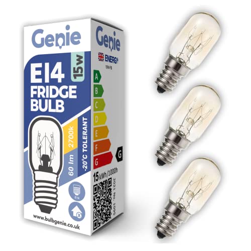 3-Pack of High-Quality 15W Pygmy (E14) Incandescent Light Bulbs | Ideal for Fridge, Freezer, Salt Lamp, Sewing Machine | Warm White 2700K | SES (Small Edison Screw) Base | 230V