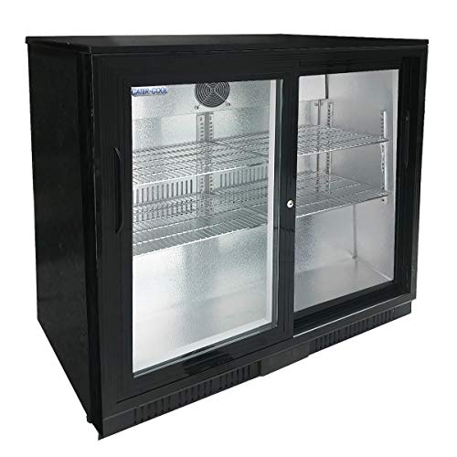 Cater-Cool Double Sliding Door Bottle Cooler With LED Lighting ck0502LED (UK Mainland Del Only)