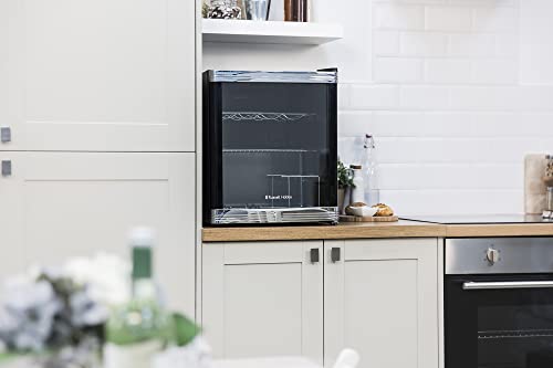 Russell Hobbs RHGWC1B Table Top Wine/Drinks Cooler with Glass Door, 12 bottle capacity, Black