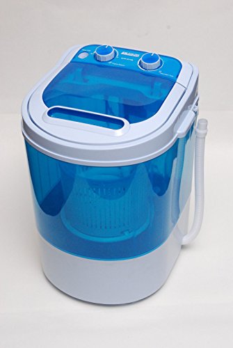 PORTABLE 230V MINI 3KG WASHING MACHINE FOR FLATS HOME SMALL KITCHEN WITH SPIN DRYER