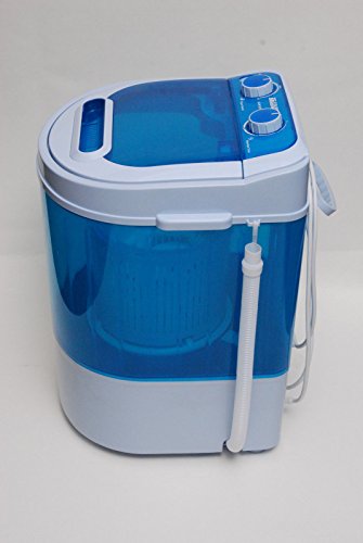 PORTABLE 230V MINI 3KG WASHING MACHINE FOR FLATS HOME SMALL KITCHEN WITH SPIN DRYER