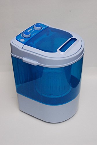 PORTABLE 230V MINI 3KG WASHING MACHINE FOR FLATS HOME SMALL KITCHEN WITH SPIN DRYER
