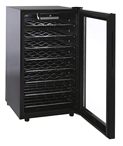 CANDY CWC150UK Freestanding Wine Cooler, LED light, 85 liters, Black, Noise level: decibels 39