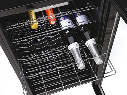CANDY CWC150UK Freestanding Wine Cooler, LED light, 85 liters, Black, Noise level: decibels 39